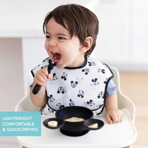 Bumkins Disney Bibs 3-Pack Mickey Mouse Baby Bibs