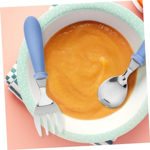 SECFOU 4Pcs Baby Utensils Set for Little Hands