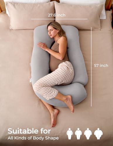 Momcozy Pregnancy Pillow for Full Body Support