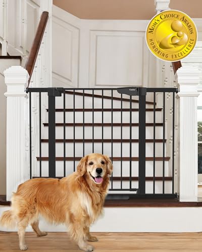 Cumbor 297-46 Black Baby Gate for Stairs