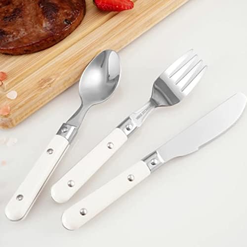 Angoily 1 Set Stainless Steel Cutlery for Self Feeding