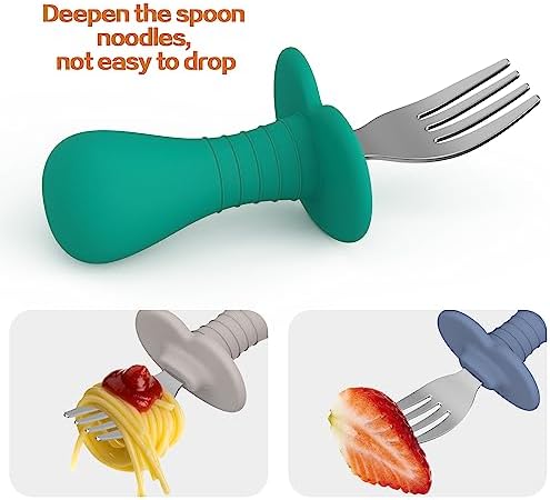 SFCCMM Toddler Baby Forks - Pink