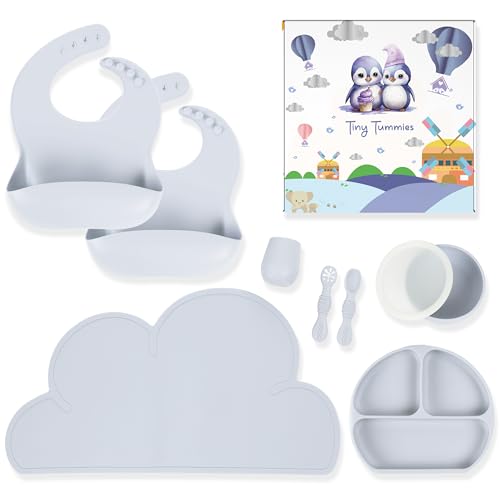 Complete Silicone Baby Feeding Set for Mess-Free Meals 1