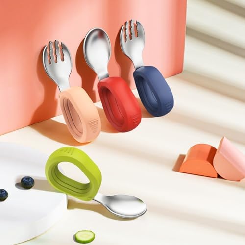 Yimido Kids Fork Spoon Set BPA-Free Durable Toddler-Safe