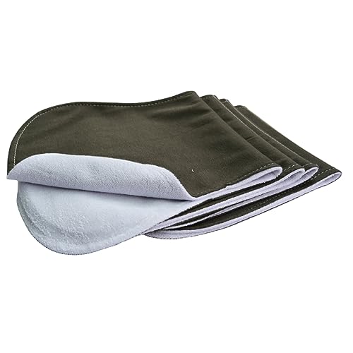 Arnzion Baby Burp Cloth Set 4 Pack Dark Grey