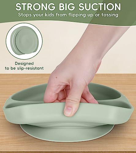 Guffo BPA Free Silicone Baby Feeding Set 8pc