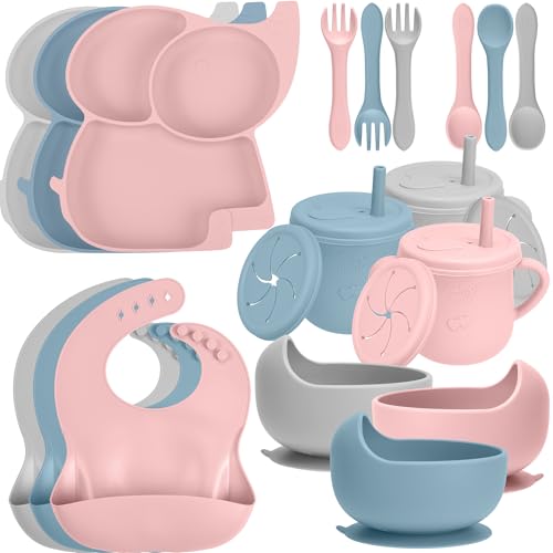 24 Pack Silicone Baby Feeding Set 6 Months