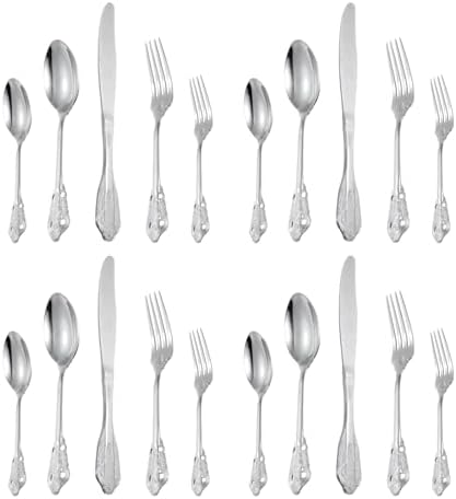 Uxcell 4-Piece Stainless Steel Flatware Set