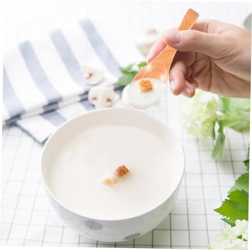OKUMEYR Wooden Kids Cutlery Set with Spoon and Fork