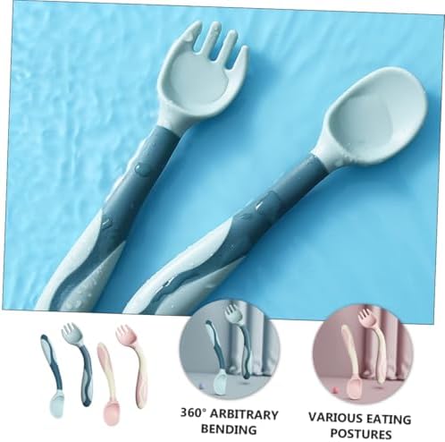VICASKY 2-Piece Bendable Spoon and Fork Set 1