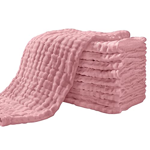 Yoofoss 10 Pack Muslin Burp Cloths 20X10 1
