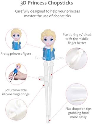 Frozen Queen Elsa Kids Spoon Chopsticks Flatware Set with Case