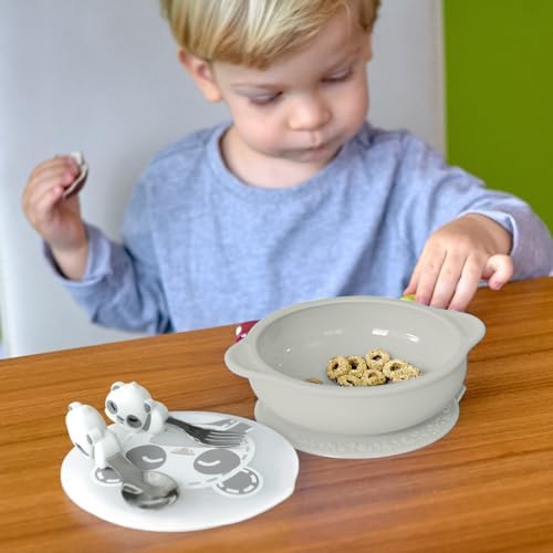 Toddler Feeding Utensils Set for Small Hands 18 Months BPA Free