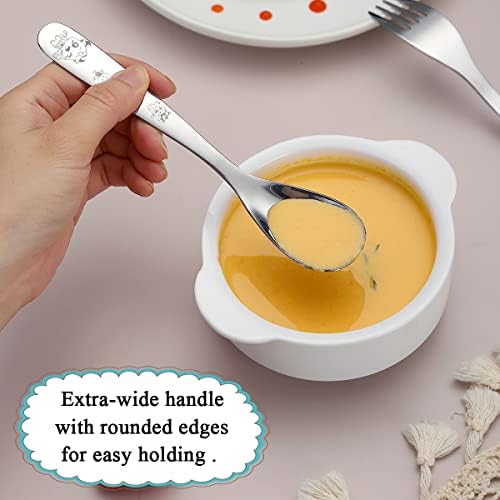 Berglander Toddler 4-Piece Stainless Steel Flatware Set 1