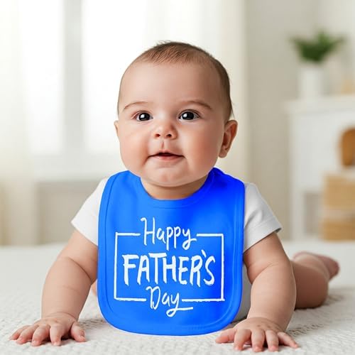 Aidens Corner Cute 1st Fathers Day Baby Bib