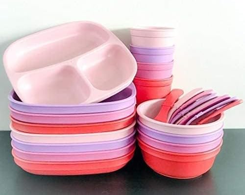 Re-Play Toddler Forks Spoons Set - 8 Pieces Under The Sea Design