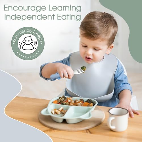 Sunnychicc 18-Piece Toddler Silverware Set