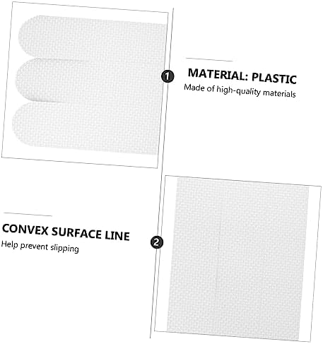 Zerodeko 6pcs Transparent Anti-Slip Bath Treads
