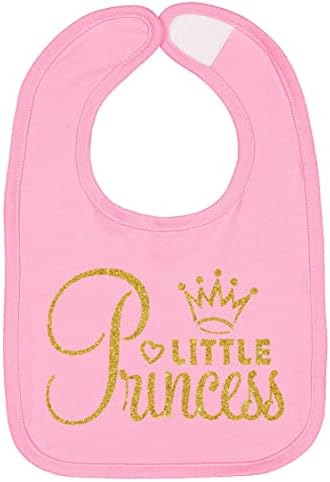 Aidens Corner Gold Princess Castle Bibs 3 Pack