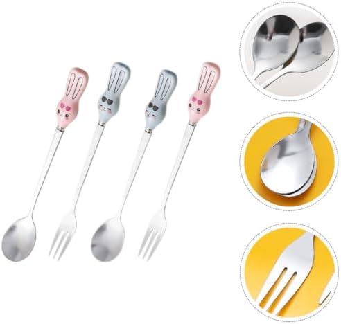 Garneck Cartoon Spoon and Fork Set