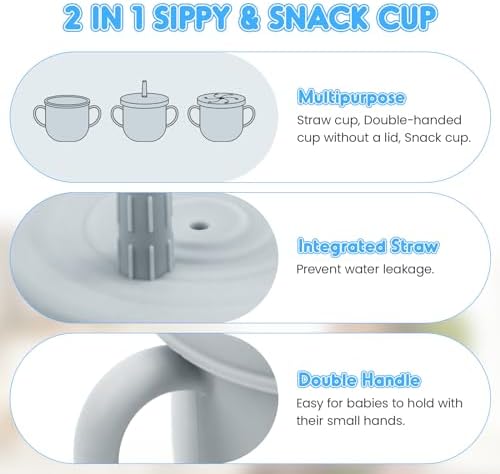 OEC-T5 10-Piece Silicone Baby Feeding Set for 6 Months