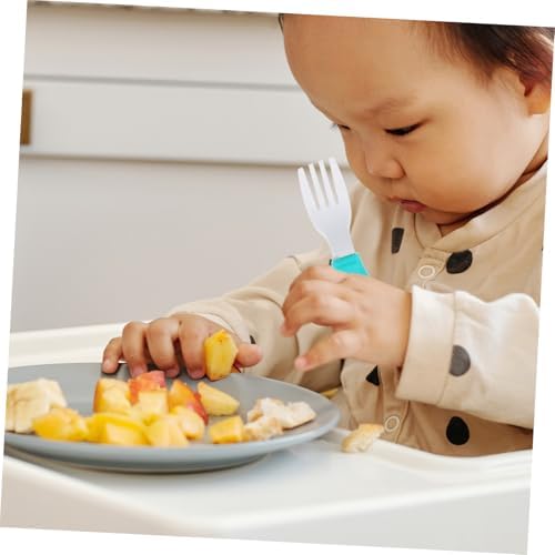 Healeved Silicone Stainless Steel Flatware Set for Kids