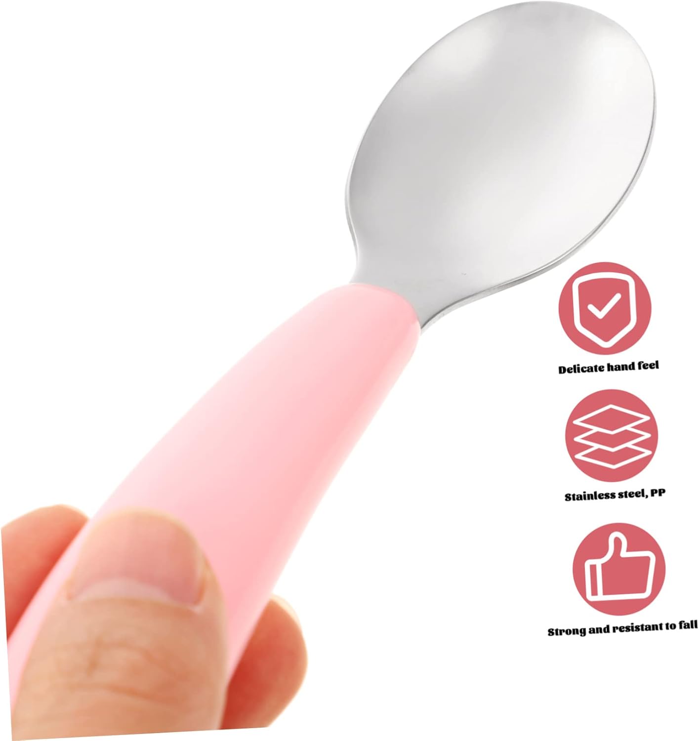 Alipis Baby Fork Spoon Set for Home Use