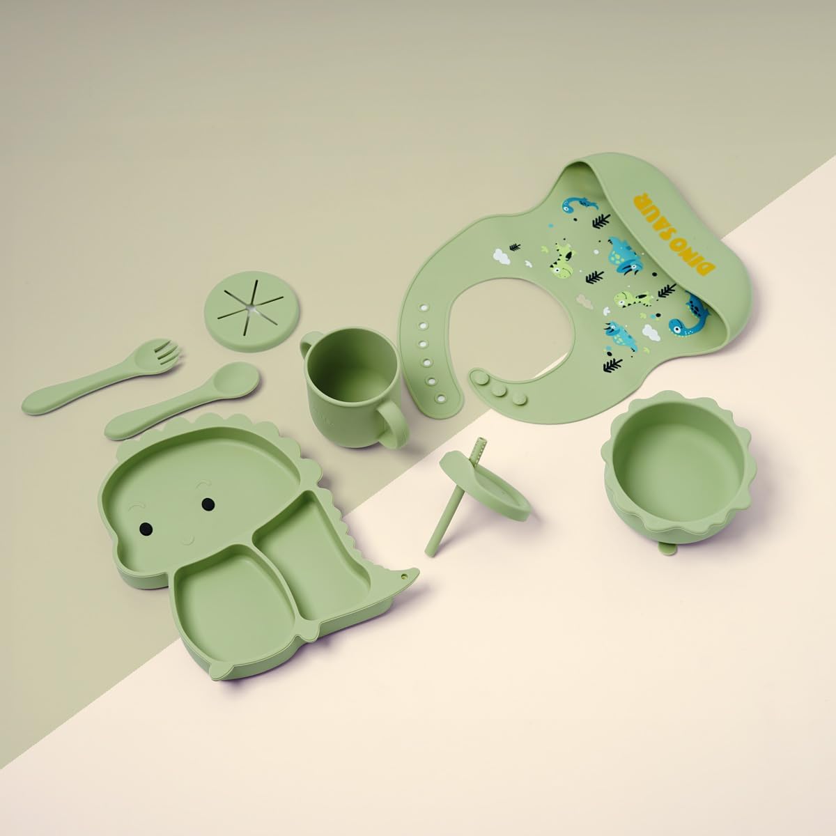 PURFEA Silicone Baby Feeding Set for 6M