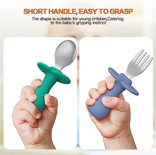 SFCCMM 4-Piece Toddler Utensils Set