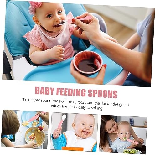 2pcs Soft Spoon Set for Easy Feeding and Mealtime