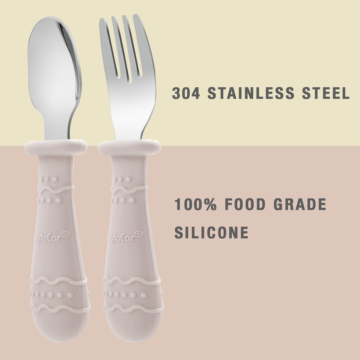 PandaEar Feeding Bibs Utensils Set