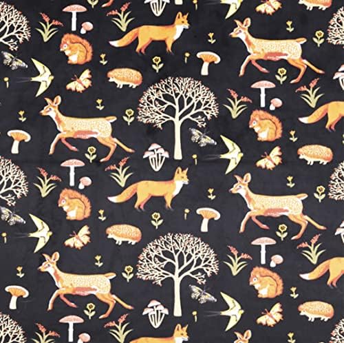 Baby Burp Cloth Set of 2 Forest Friends Handmade in USA