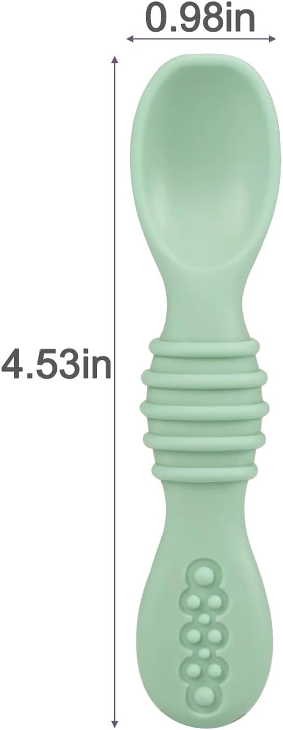PandaEar BPA-Free Silicone Baby Feeding Set 6-12 Months