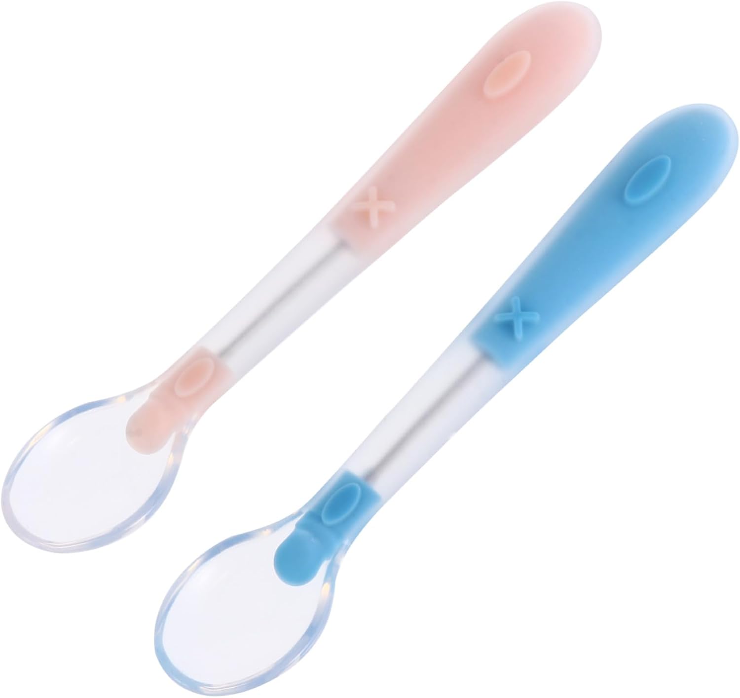 2PCS Soft Spoons for Baby Self Feeding 1