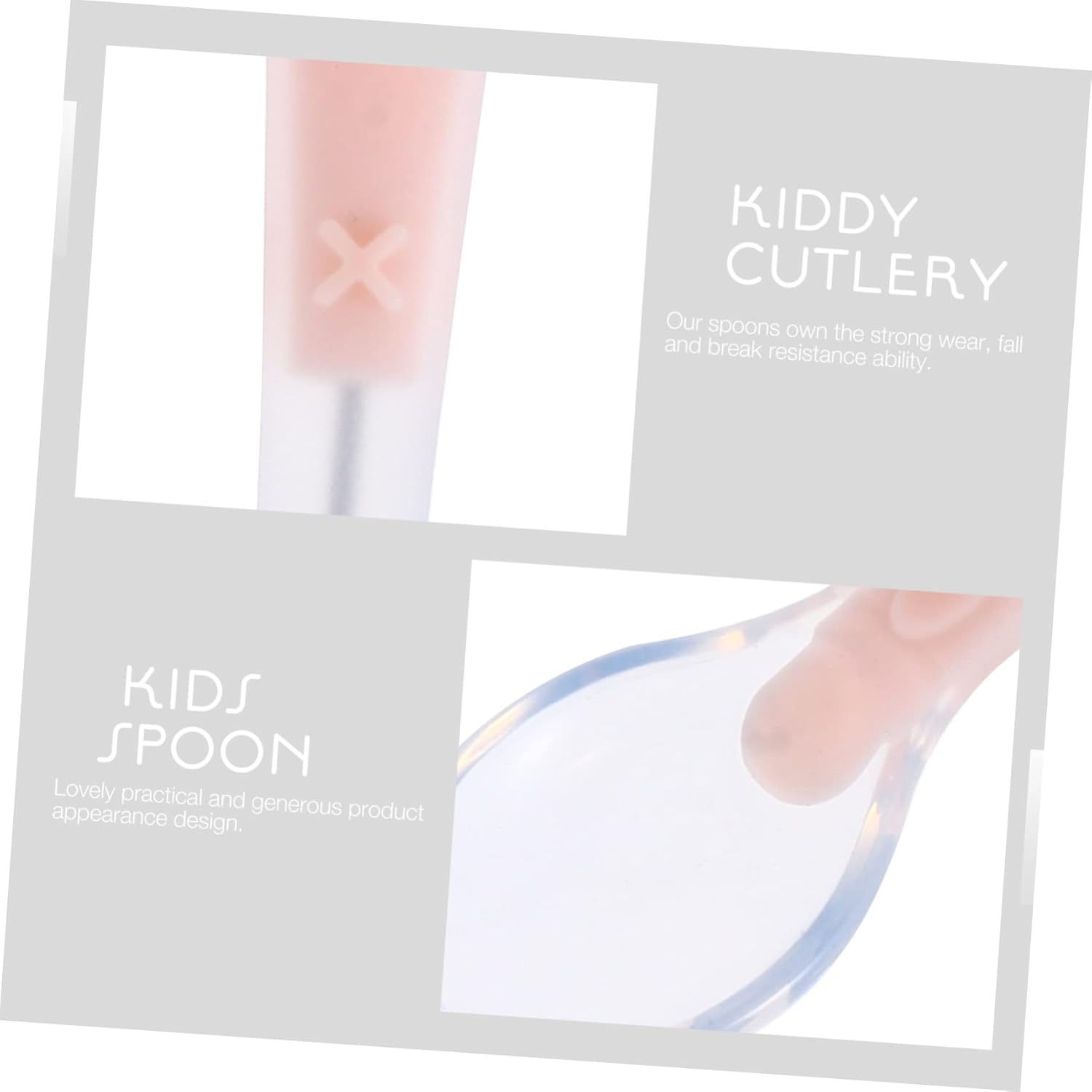 2PCS Soft Spoons for Baby Self Feeding 1