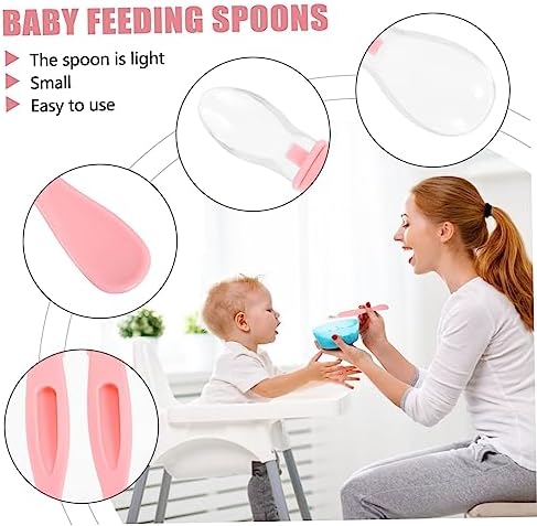 VICASKY 2PCS Cute Spoon Set for Gentle Feeding