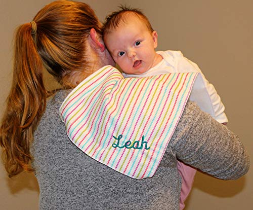 Handmade Bandana Bib Set with Pacifier Clip