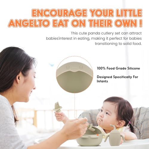 OEC-T5 Baby Led Weaning Set 10 Pcs Silicone Feeding Essentials