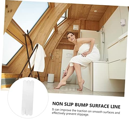 Zerodeko 6pcs Transparent Anti-Slip Bath Treads