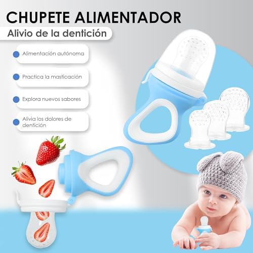 Bluet B Silicone Baby Feeding Set - 11pcs Blue