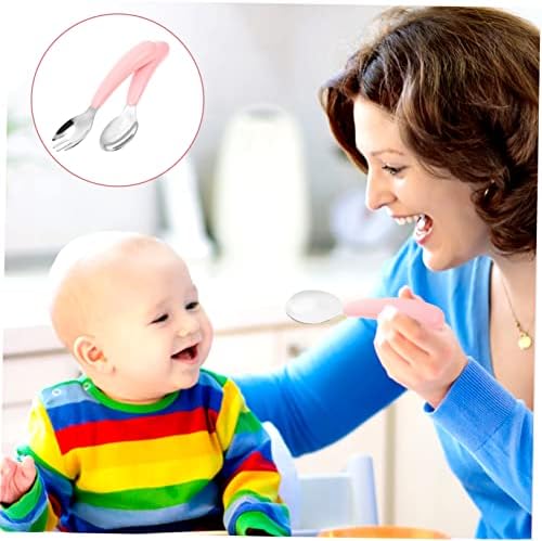Alipis Baby Fork Spoon Set for Home Use