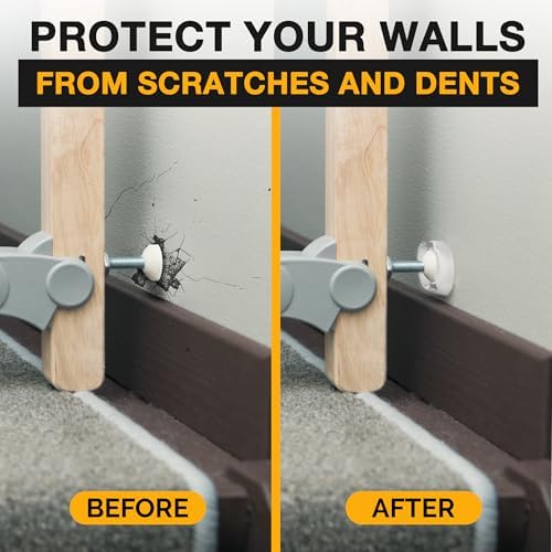Ducki Clear 4-Pack Wall Savers for Baby Gates