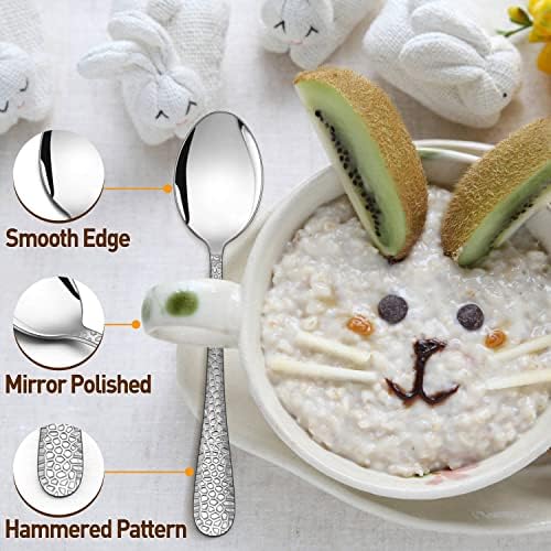 HaWare 9-Piece Stainless Steel Kids Spoons Set