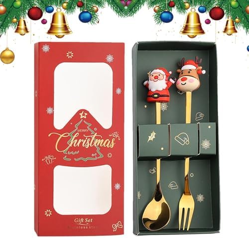 Festive Stainless Steel Cutlery Set for Kids