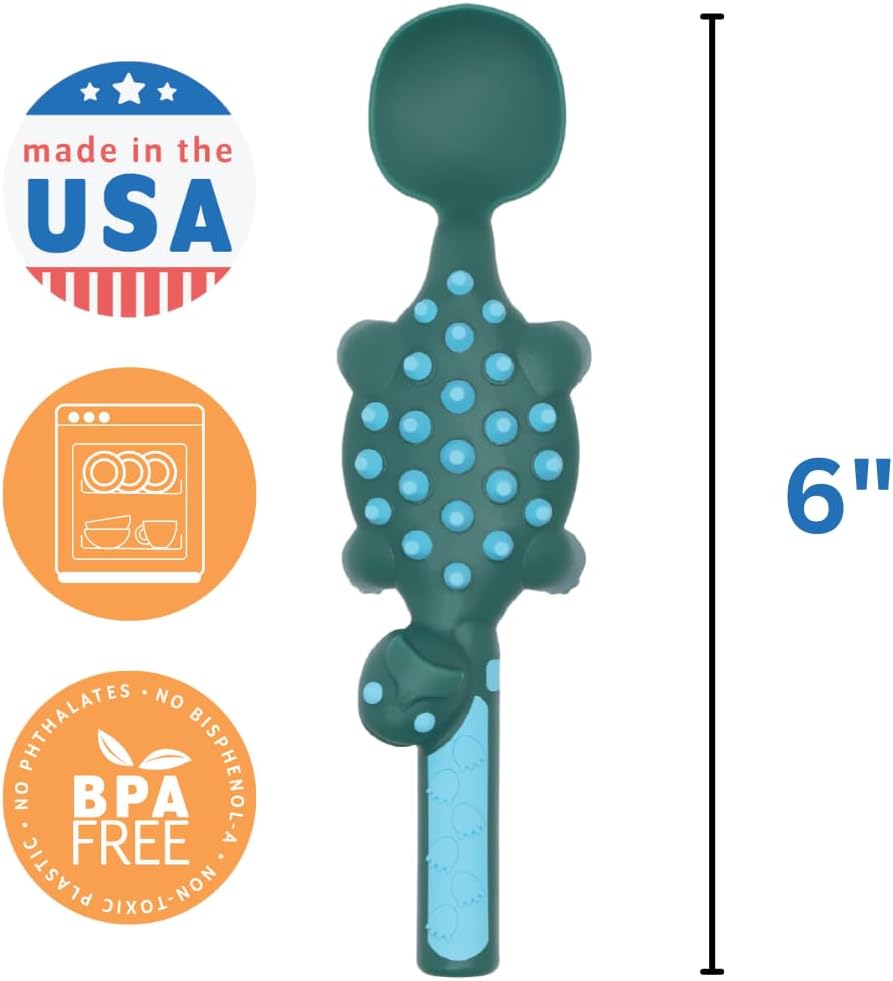 Constructive Eating - Toddler Dinosaur Utensils Set