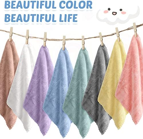 Mixweer 40-Pack Baby Burp Cloths Multicolor