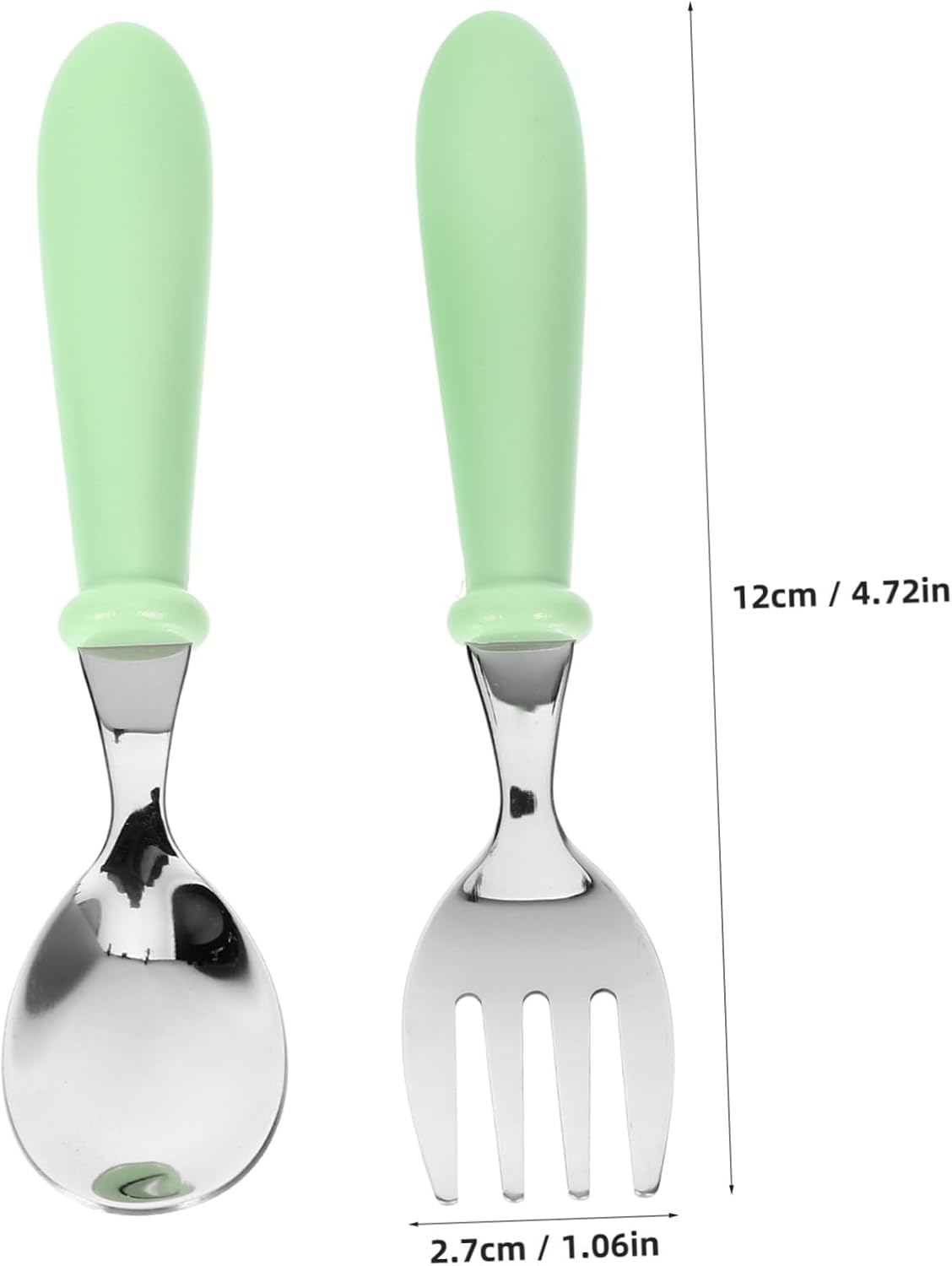 SHOWERORO 4Pcs Durable Feeding Utensils Set