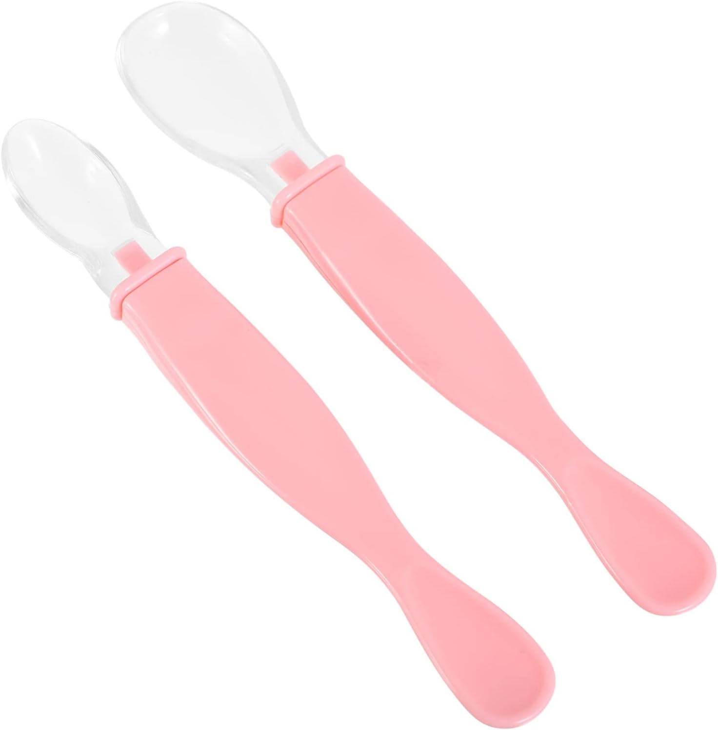 2pcs Soft and Safe Baby Utensils Spoon Set