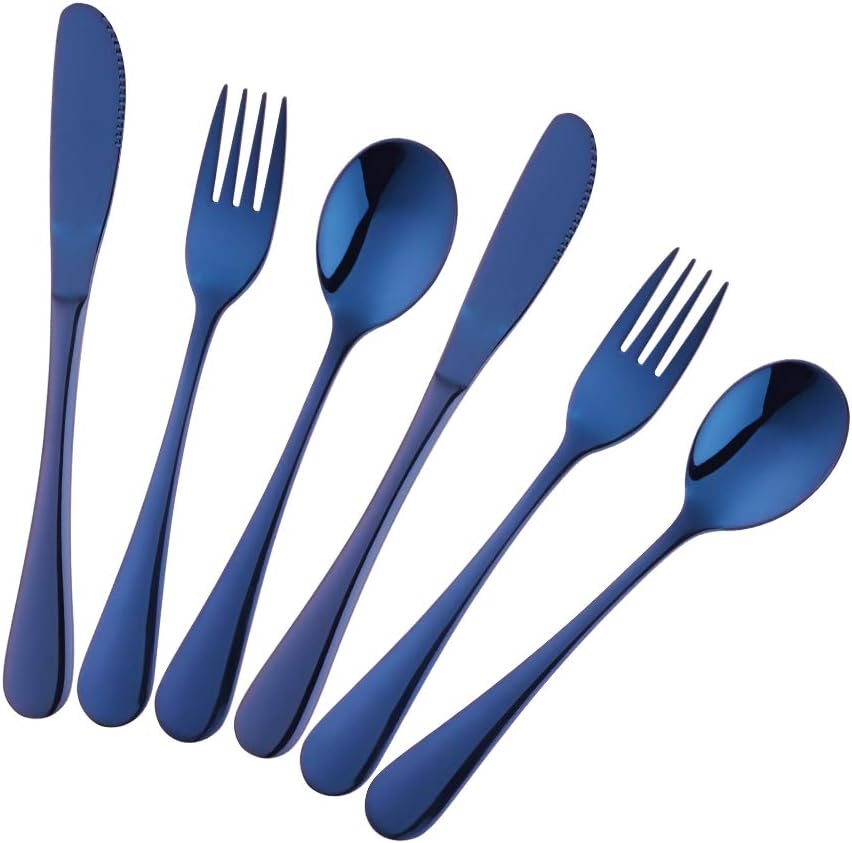 Bisda 6 Piece 188 Stainless Steel Flatware Set for 2