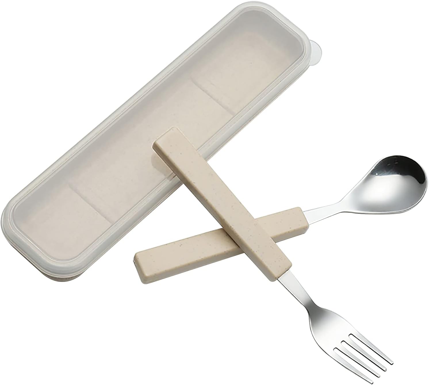 VANRA 2-Piece Kids Flatware Set with Travel Case 1